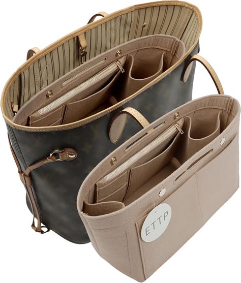 Amazon.com: ETTP Purse Organizer Insert For Handbags, Felt Tote Bag ...