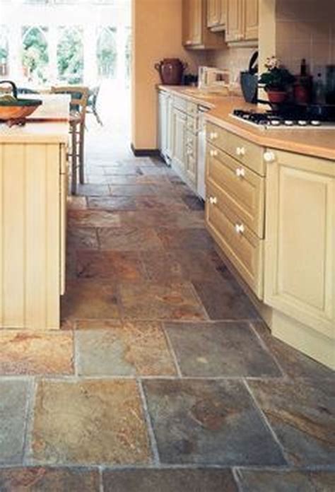 Slate Kitchen Floor Design Ideas - Flooring Tips