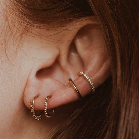 Goddess Cartilage Hoop | Ear jewelry, Ear cuff earings, Cartilage ...