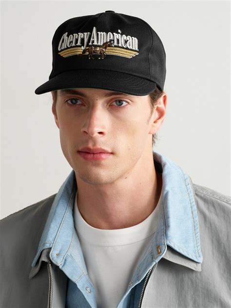 Cherry Los Angeles - American Logo-Embroidered Twill Baseball Cap CHERRY LA
