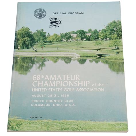 Lot Detail - 1968 US Amateur Championship at Scioto Program