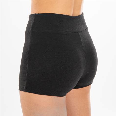 Girls' High-Waisted Modern Dance/Jazz Shorts - Black DOMYOS | Decathlon