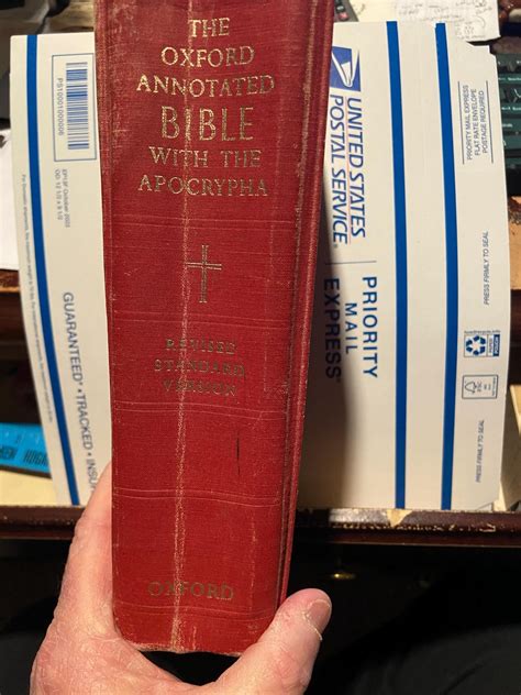 The Oxford Annotated Bible With the Apocrypha Religion Spirituality - Etsy