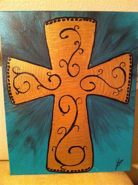 Cute Cross Paintings