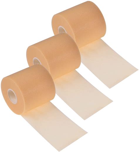 BlinkLLX 3 Piece Athletic Pre Wrap Tape for Hair 90 Yards Foam ...