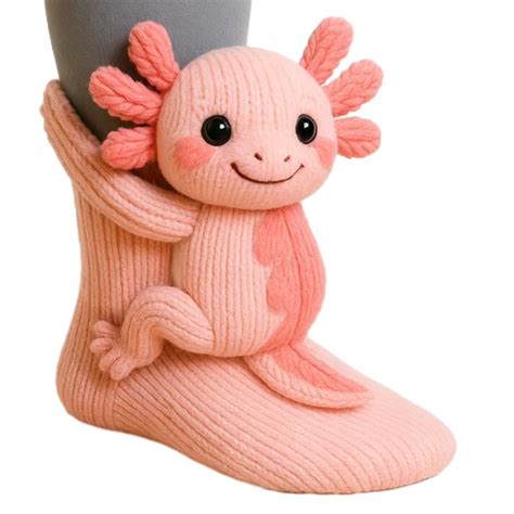 Animal Socks, 3D Knit Animal Socks, Cute Plush Animals Hug Sock, Long ...