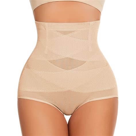 Tummy Control Shapewear Panties for Women High Waisted Body Shaper ...