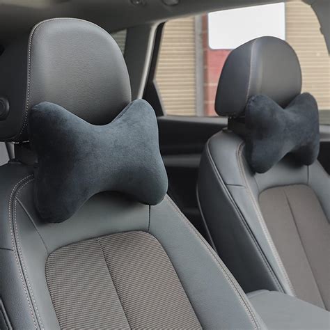 Amazon.com: Car Headrest Pillow (2 Pieces),Car Memory Foam Neck Pillow, Neck Support Pillow for ...