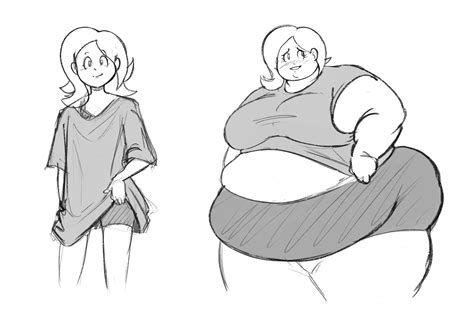 Oversized clothes | Seabelt Draws : r/weightgainhentai