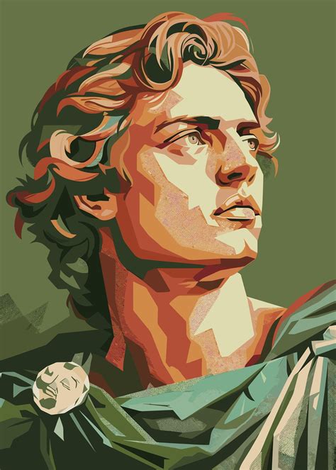 Alexander the Great Portrait Poster | Macedonian King Fine Art Print ...