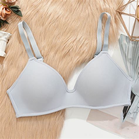 TUGOXIE Plus Size Wireless Bras for Women Lightweight Nylon Gray ...