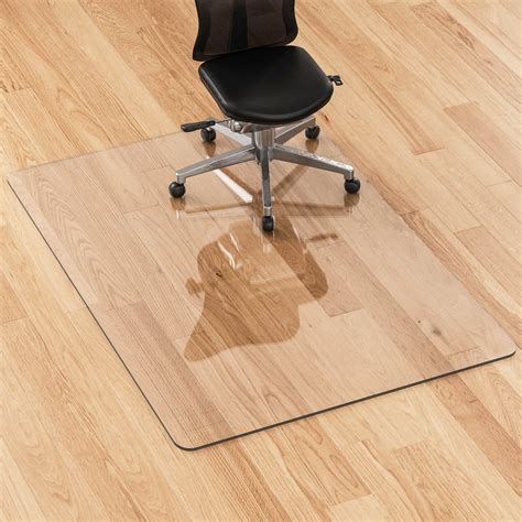 Homek Office Chair Mat for Hardwood Floor, 1/5" Thick 36” x 48” Crystal ...