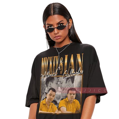 Mickey Milkovich & Ian Gallagher Shameless Retro Unisex Classic 2D T-Shirt - Vintage Cameron ...