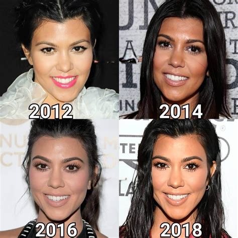 Kourtney Kardashian: 2012-2018 Yılları Arası Değişimi | Kardashian makeup, Kourtney kardashian ...