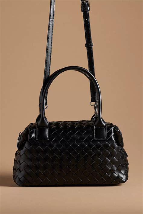 By Anthropologie + Woven Bowler Bag