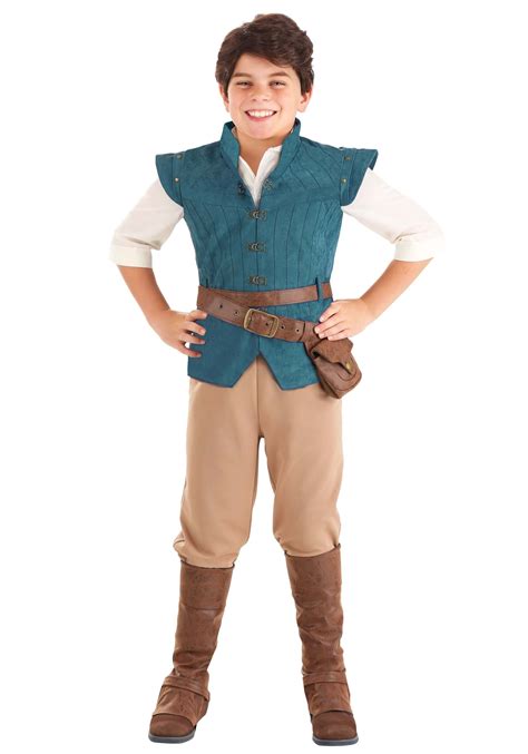 FUN Costumes Kids Flynn Rider Costume, Disney Hero Adventure, Tan Pants ...
