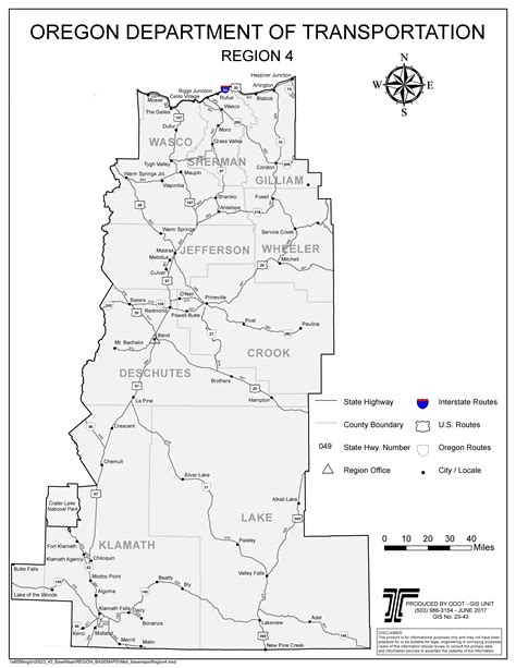 Oregon Department of Transportation : Region 4 Maintenance and Permits ...