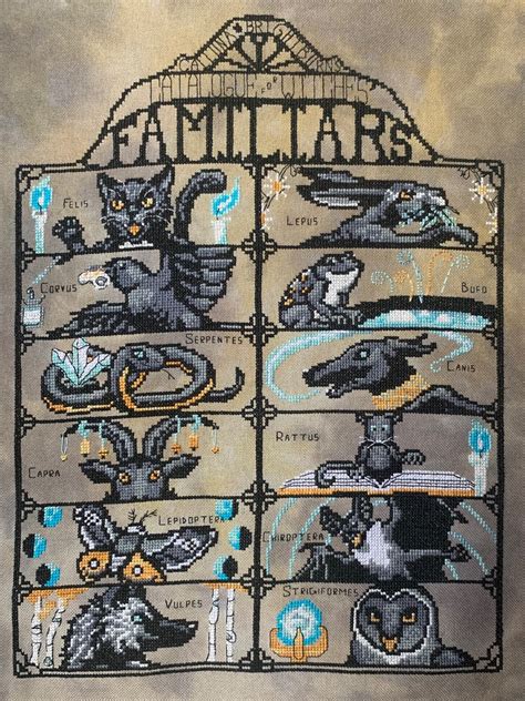 Catalogue for Witches' Familiars 2020 Mystery Stitch | Etsy