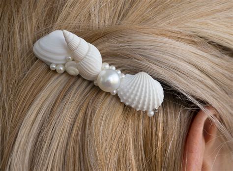 Shell Hair Clips