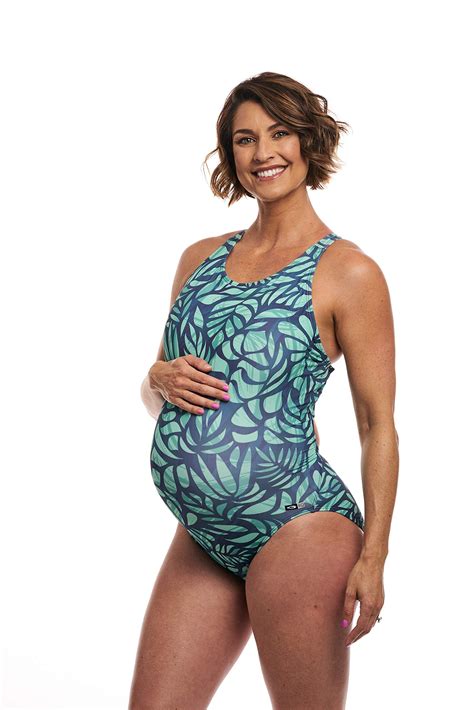 EQ Swimwear Performance One Piece Harmony Lap Swimming Maternity Suit ...