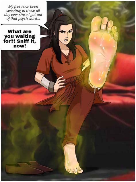 Azula's smelly, sweaty feet by UnknownCT on DeviantArt