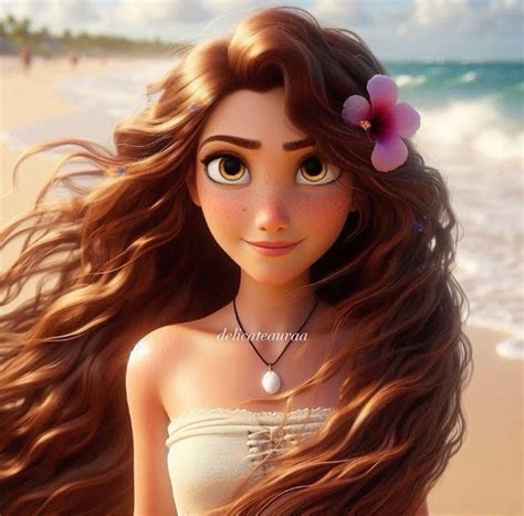 Rapunzel with brown hair in 2025 | Long brown hair, Red hair disney ...