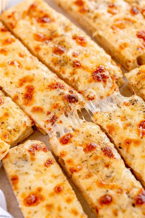 Homemade Cheesy Breadsticks | Valerie's Kitchen