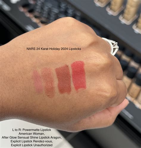 NARS Afterglow Sensual Shine Lipsticks & More from Holiday 2024 – Nikki ...
