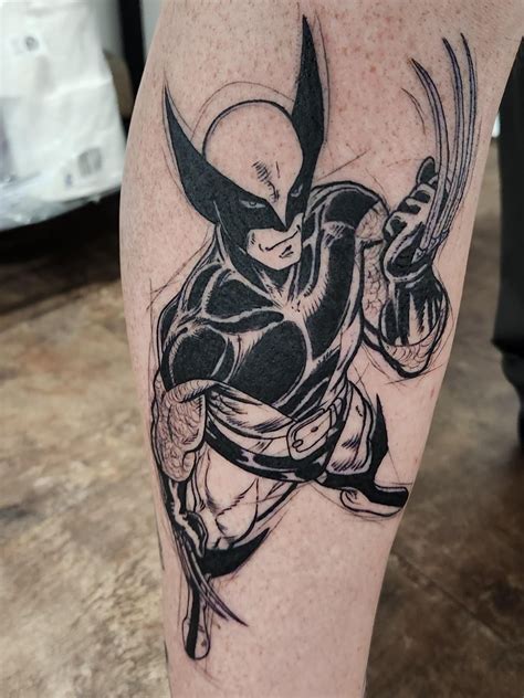 John Byrne Wolverine with sketch lines by Vinny at Dreams Collide ...