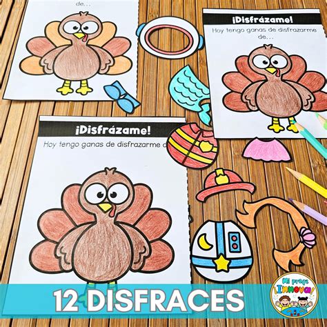 Disguise a Turkey - Spanish Thanksgiving Activities & Printables ...