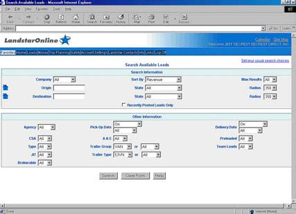 You pick and choose your freight at Landstar!