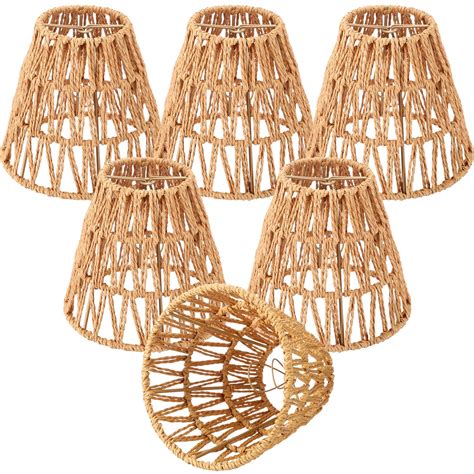Wicker Lamp Shades Replacement Rattan Lamp Shade Retro Small Wicker