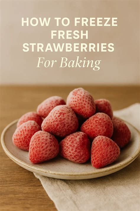 How to Freeze Fresh Strawberries for Baking - How To Grow Plant