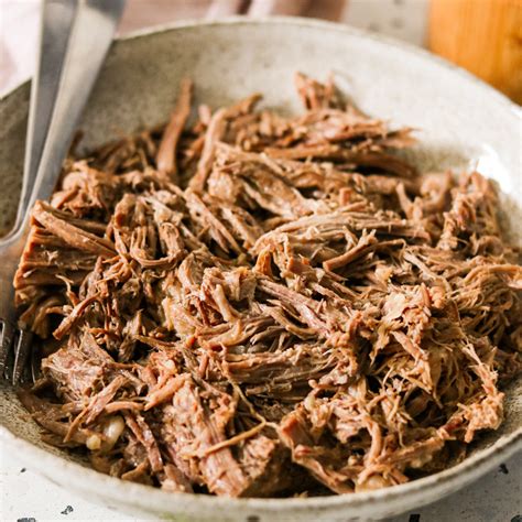 Shredded Beef Slow Cooker Spicy Shredded Beef