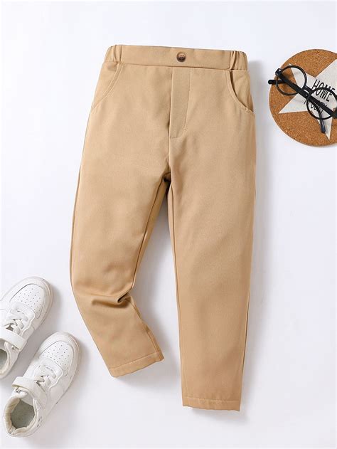 Toddler Boys Solid Slant Pocket Pants | Toddler boy outfits, Toddler ...