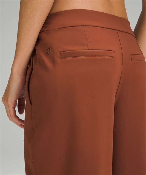 Lululemon Luxtreme Mid-Rise Straight-Leg Trouser - Dark Terracotta ...