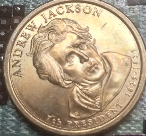 2008 Andrew Jackson Dollar Coin And Writing On The Rim - Coin Community ...