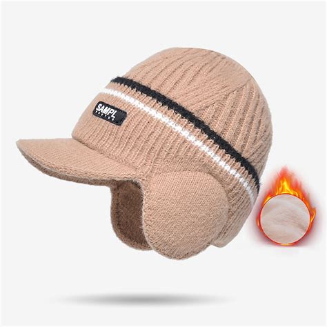 Hamky Beanie Winter Hats Men Winter Hat Fleece Lined Cuff Knit Hats ...