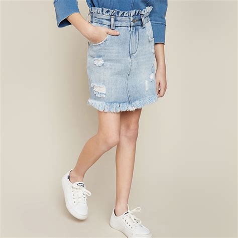 children denim skirt