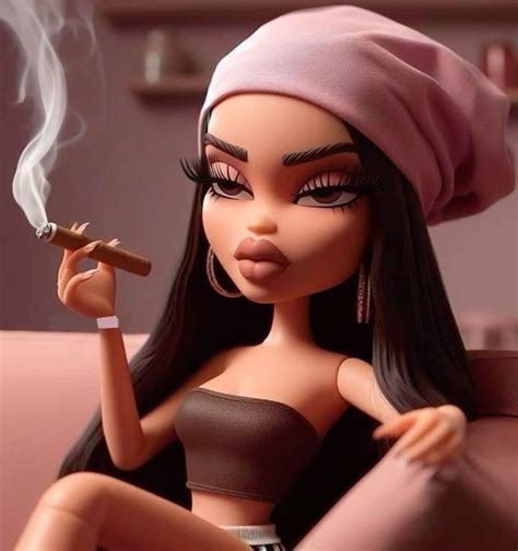 Pin by on dollz | Black bratz doll, Doll aesthetic, Brown hair cartoon