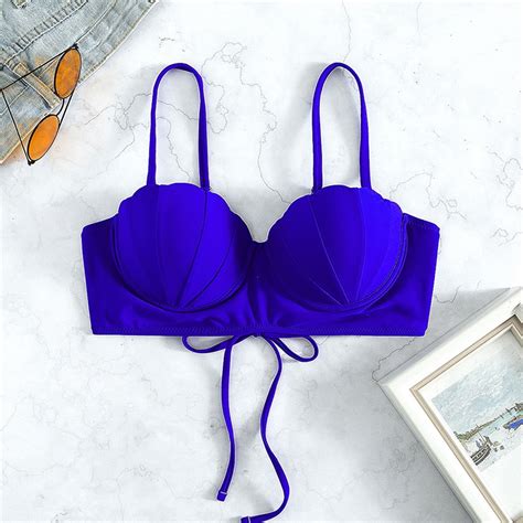 Chuancc Bikini Tops For Women Large Bust Bikini Tops For Women ...