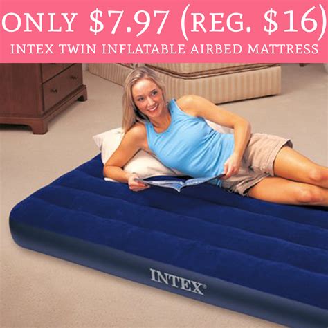 Only $7.97 (Regular $16) Intex Twin Inflatable Airbed Mattress - Deal ...
