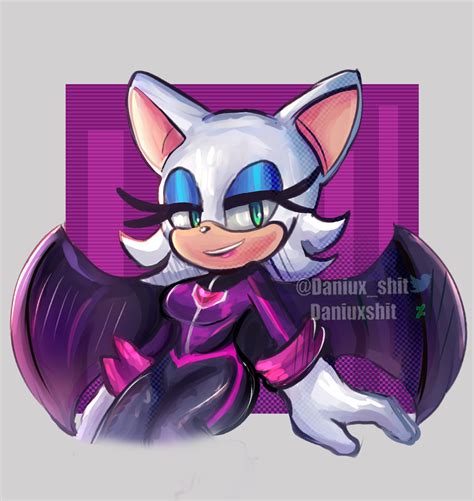 Sonic prime Rouge The Bat Fan Art by Daniuxshit on DeviantArt
