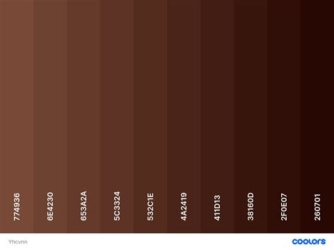 25+ Best Black Color Palettes with Names and Hex Codes | Brown color ...