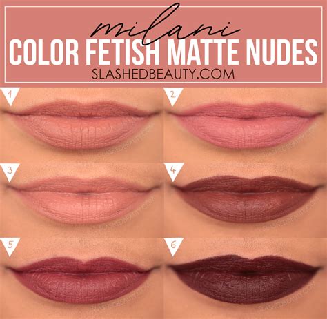 SWATCHES: Milani Color Fetish Matte The Nudes Collection | Slashed Beauty