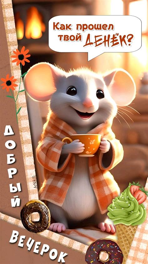 Добрый вечер! | Праздничные открытки, Приветственные открытки ...