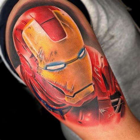 Tatuaje del artista Mexicano Angel Ruiz (Hard Core), Iron Man ...