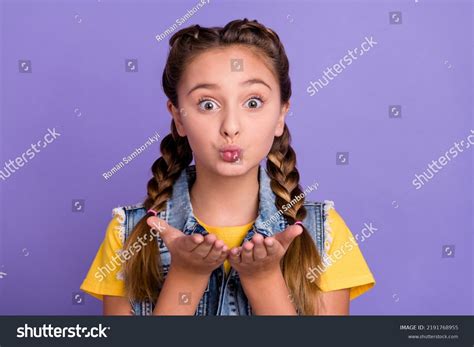 Photo Cute Small Blond Girl Blow Stock Photo 2191768955 | Shutterstock