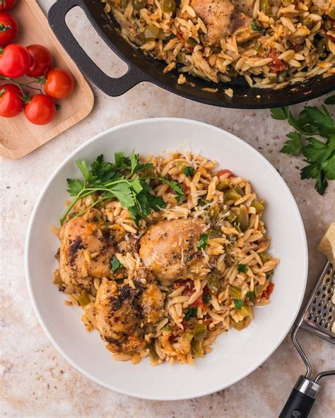 Chicken and Orzo Bake - Tastes of Lizzy T