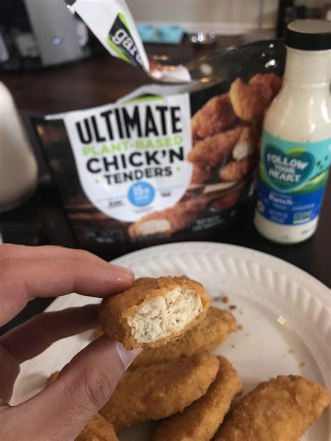 Just tried Gardein’s ultimate chicken tenders and wow, best imitation ...